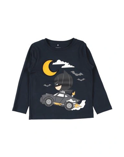 Shop Name It® Name It Toddler Boy T-shirt Midnight Blue Size 7 Cotton