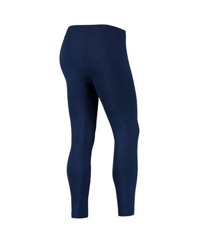 Zoozatz Women's  Navy Navy Midshipmen Fleece Leggings In Navy
