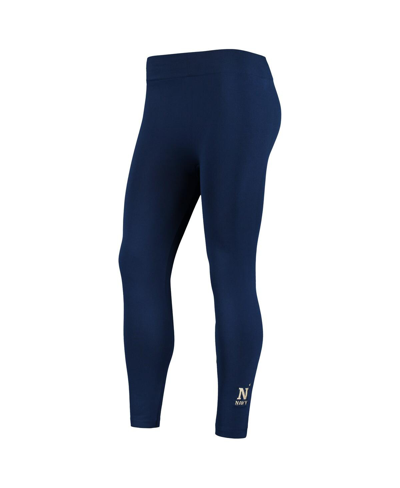 Zoozatz Women's  Navy Navy Midshipmen Fleece Leggings In Navy
