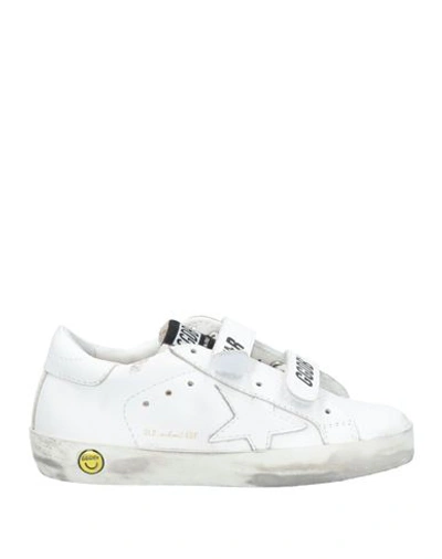 Shop Golden Goose Toddler Sneakers White Size 10c Soft Leather