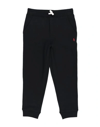 Shop Polo Ralph Lauren Cotton-blend-fleece Jogger Toddler Boy Pants Black Size 3 Cotton, Polyester