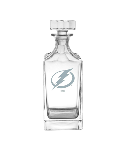 Logo Brands Tampa Bay Lightning Etched Decanter In Clear