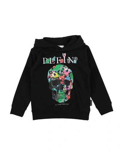 Shop Philipp Plein Toddler Boy Sweatshirt Black Size 6 Cotton, Elastane