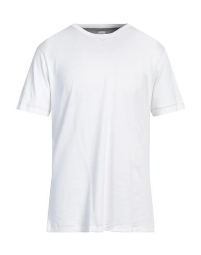 Shop Eleventy Man T-shirt White Size L Cotton