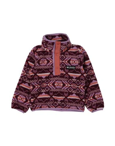 Shop Columbia Helvetia Half Snap Fleece Toddler Sweatshirt Deep Purple Size 4 Polyester