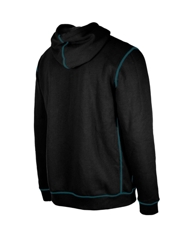 New Era Men's  Black Brooklyn Nets 2023/24 City Edition Satin Stitch Elite Pack Pullover Hoodie In Black