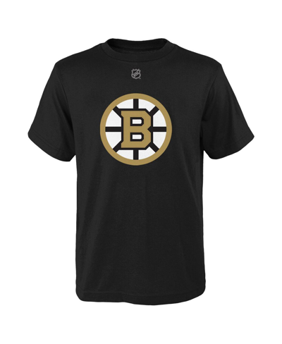 Shop Outerstuff Big Boys David Pastrnak Black Boston Bruins Name And Number T-shirt