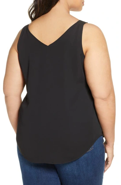 Nic + Zoe Wanderer Tank In Black Onyx