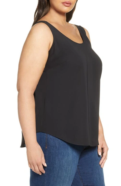 Nic + Zoe Wanderer Tank In Black Onyx