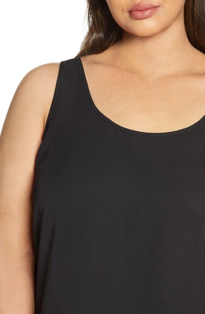 Nic + Zoe Wanderer Tank In Black Onyx