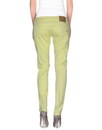 Shop Dondup Casual Pants In Yellow