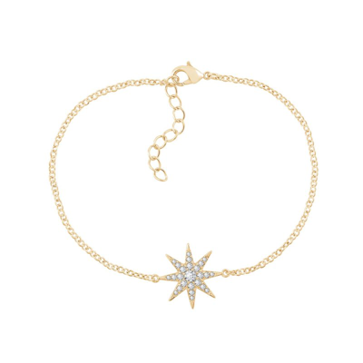 Shop Diamonbliss Starburst Bracelet In Gold