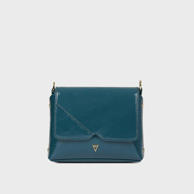 Shop Hiva Atelier Mini Mare Shoulder Bag In Blue