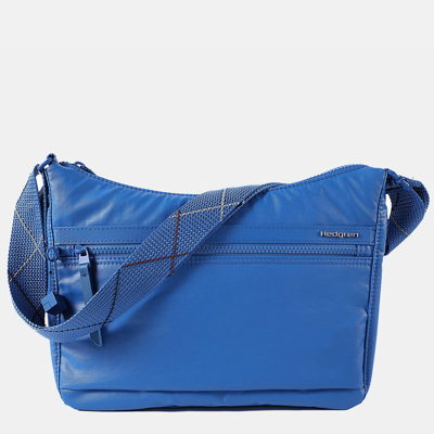 Shop Hedgren Harper's Rfid Shoulder Bag Creased Strong Blue