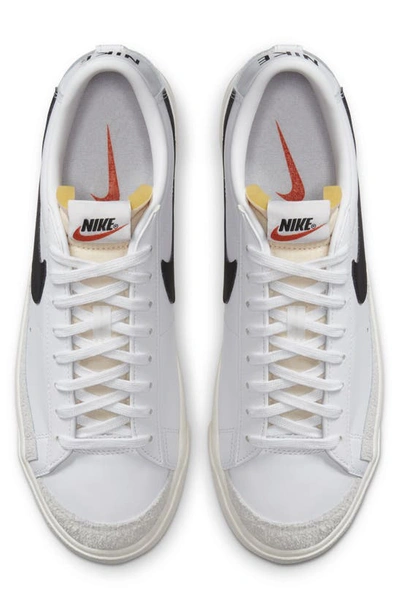 Shop Nike Blazer Low '77 Sneaker In White/ Black