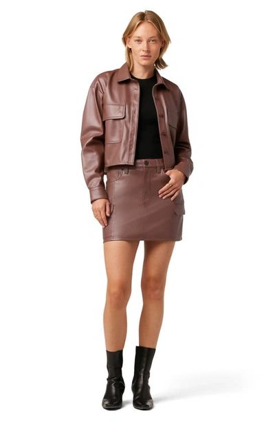 Shop Hudson Viper Cargo Miniskirt In Cinnamon