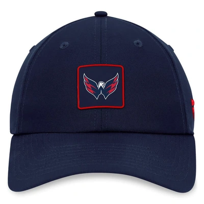 Shop Fanatics Branded  Navy Washington Capitals Authentic Pro Rink Adjustable Hat
