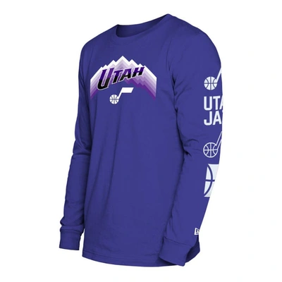 Shop New Era Purple Utah Jazz 2023/24 City Edition Long Sleeve T-shirt