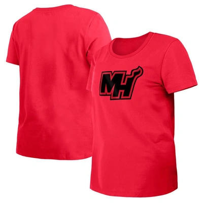 Shop New Era Red Miami Heat 2023/24 City Edition T-shirt