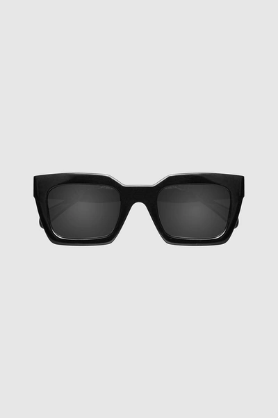 Shop Anine Bing Indio Sunglasses In Black