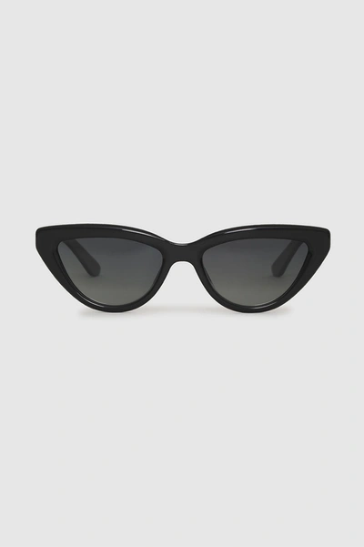 Shop Anine Bing Sedona Sunglasses In Black