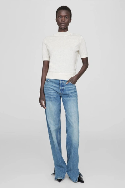 Shop Anine Bing Roy Jean In Nordic Blue