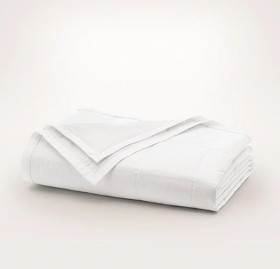 Shop Boll & Branch Organic Down Quilted Bed Blanket In White