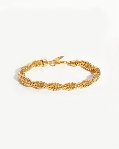 Shop Missoma Marina Double Rope Bracelet 18ct Gold Plated