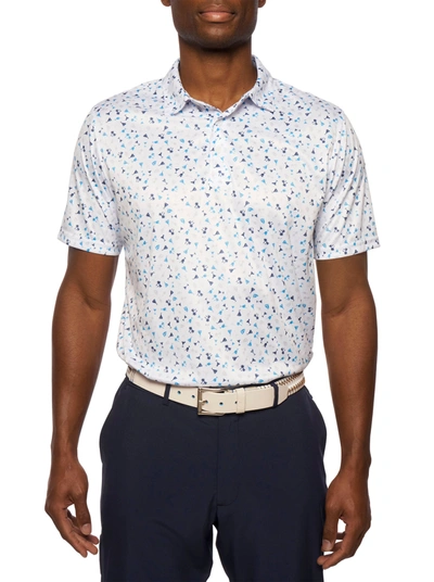 Shop Robert Graham Drink And Sail Performance Polo In White