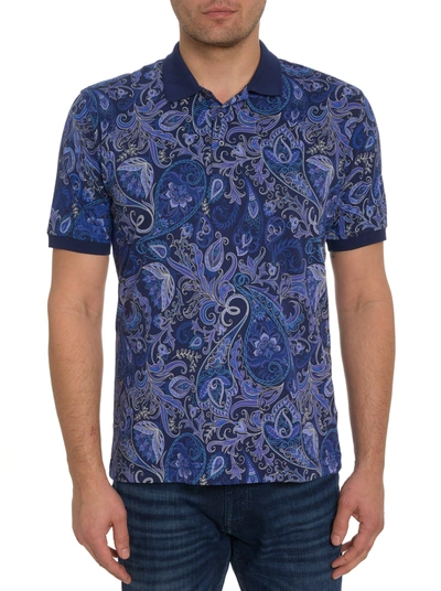 Shop Robert Graham Dozer Polo In Navy