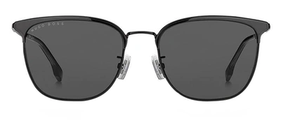 Shop Hugo Boss Boss 1285/f/sk Ir 0o6w Square Sunglasses In Grey