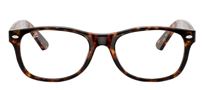 Shop Ray Ban Rb5184 2000 Wayfarer Eyeglasses In Clear