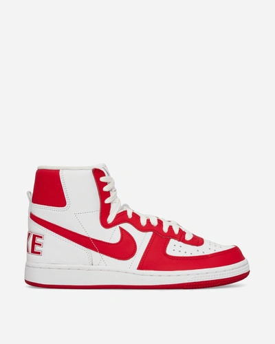 Shop Comme Des Garçons Homme Deux Nike Terminator Sneakers White / University In Red