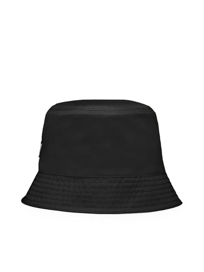 Shop Prada Re-nylon Fisherman Hat In Black
