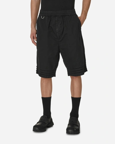 Shop Undercoverism Ribbed Shorts In Black