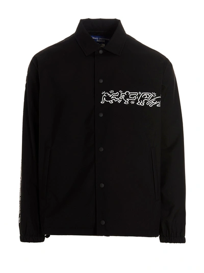 Shop Junya Watanabe 'keith Haring' Jacket In Black