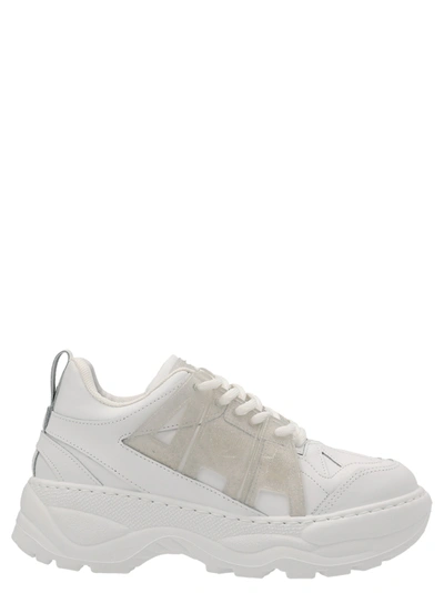 Shop Chiara Ferragni Brand 'cf Hi Fly' Sneakers In White