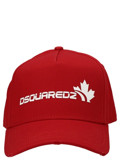 Shop Dsquared2 Logo Cap In Red
