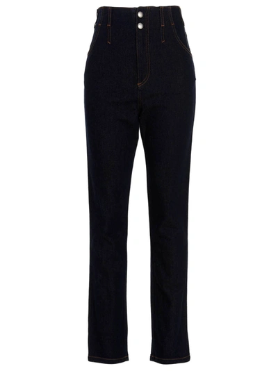 Shop Philosophy Stretch Jeans In Blue