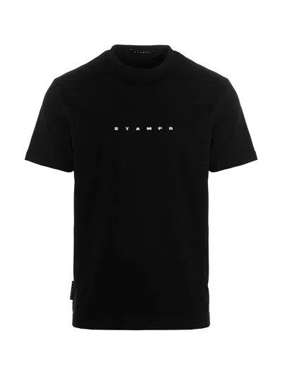 Shop Stampd T-shirt 'strike Logo Perfect' In Black