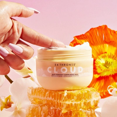 54 Thrones Barrier Repair Cloud Body Cream With Peptides + Hyaluronic Acid Vanilla Honey 5 oz / 150 ml