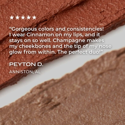 Axiology Cinnamon + Champagne Balmie Duo