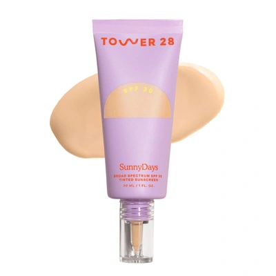 Shop Tower 28 Sunnydays Tinted Spf Sunscreen Foundation