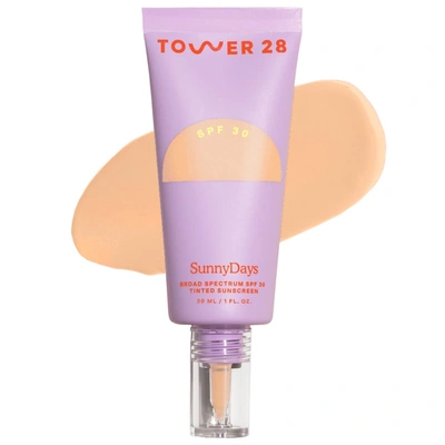 Shop Tower 28 Sunnydays Tinted Spf Sunscreen Foundation