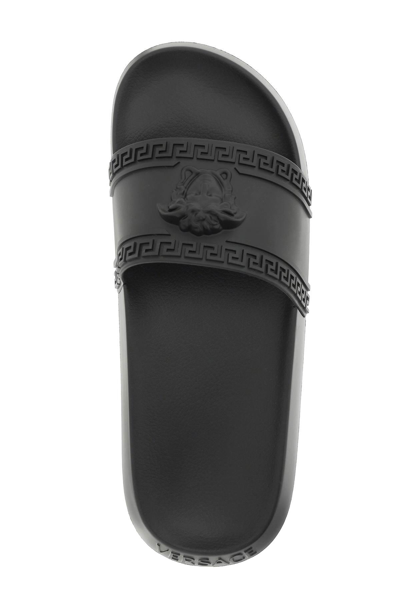 Shop Versace Palazzo Rubber Slides