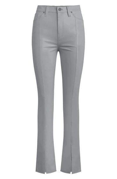 Shop Hudson Harlow Ultrahigh Waist Split Hem Bootcut Jeans In Ultimate Gray