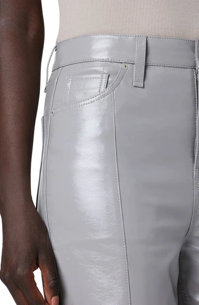 Shop Hudson Harlow Ultrahigh Waist Split Hem Bootcut Jeans In Ultimate Gray