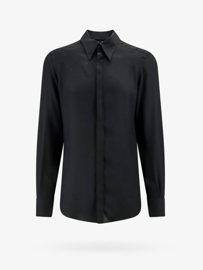 Shop Dolce & Gabbana Man Shirt Man Black Shirts