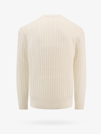 Shop Dolce & Gabbana Man Sweater Man White Knitwear