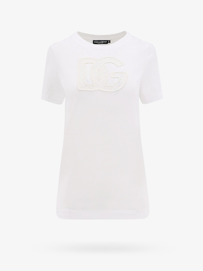 Shop Dolce & Gabbana Woman T-shirt Woman White T-shirts